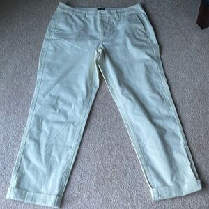 J.Crew Factory High-Rise Girlfriend Chino Off-White Size 8